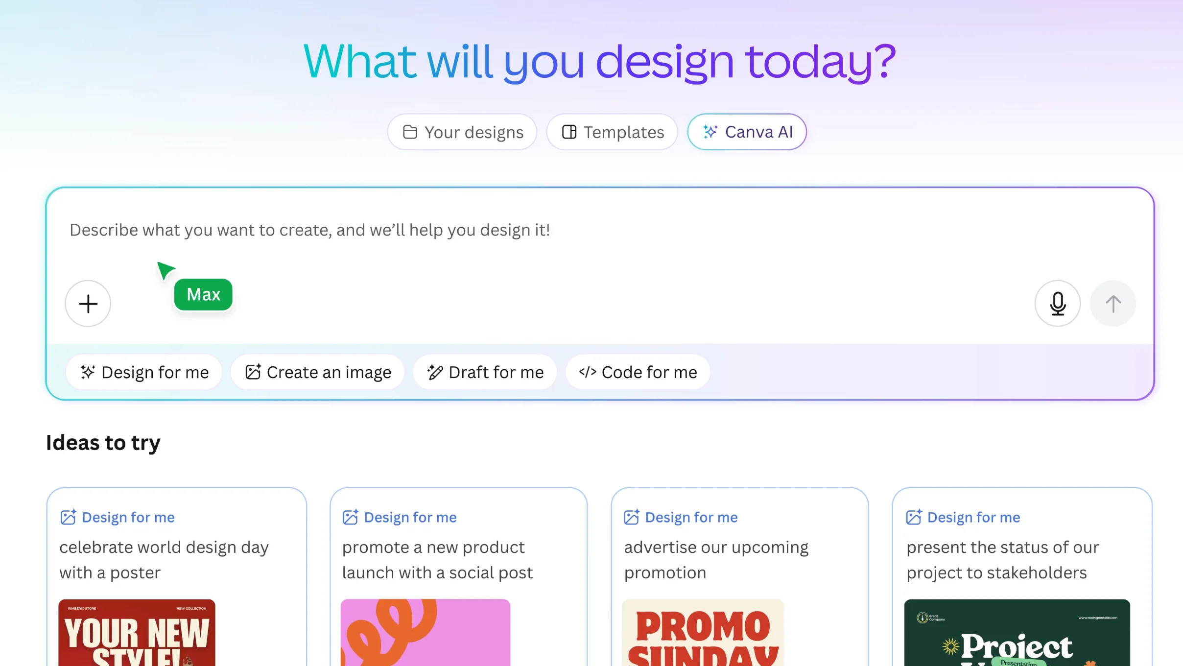 Canva AI screenshot placeholder
